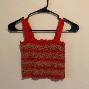 Forever21 Bright knit crop tank